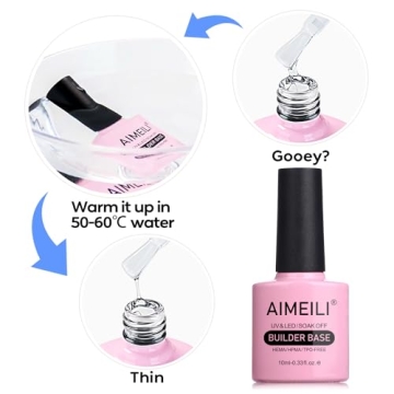 AIMEILI Builder Base Gel Kit - Nail Art Made Easy
