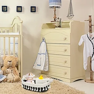 HOSROOME Cotton Rope Storage Basket for Boho Decor