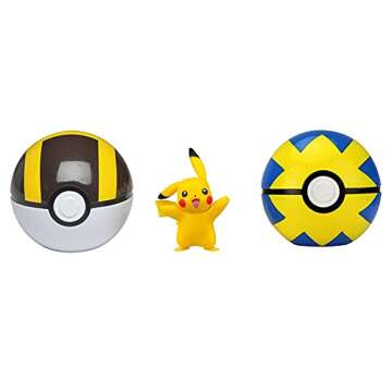 Pokemon Clip 'N' Go Poké Ball Belt Set for Kids, Ages 4+