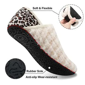 Fires Slippers - Soft Lightweight Non-Slip House Shoes