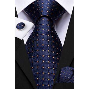 Dubulle Men's Paisley Striped Silk Tie and Pocket Square Set