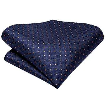 Dubulle Men's Paisley Striped Silk Tie and Pocket Square Set