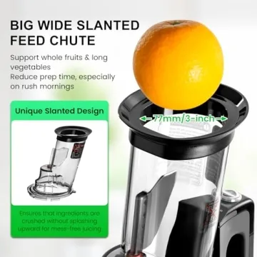 Ventray Premium Cold Press Juicer for Whole Fruits & Veggies