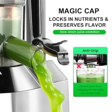 Ventray Premium Cold Press Juicer for Whole Fruits & Veggies
