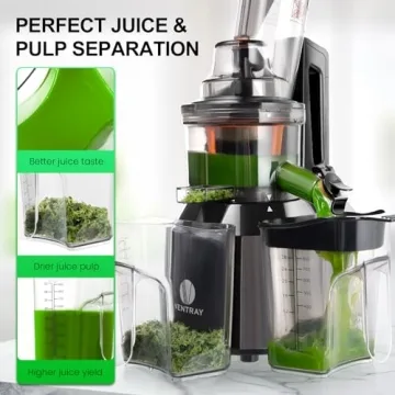 Ventray Premium Cold Press Juicer for Whole Fruits & Veggies