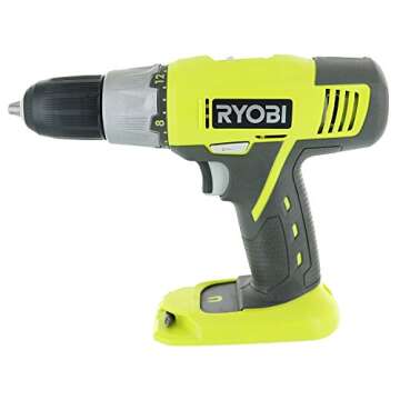Ryobi P271 One+ 18 Volt Lithium Ion 1/2 Inch 2-Speed Drill Driver (Batteries Not Included / Power Tool Only)