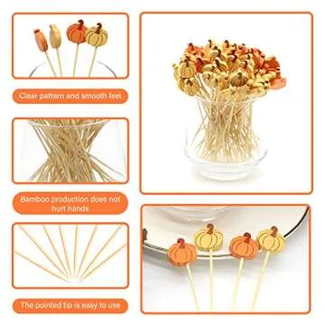 Fall Pumpkin Cocktail Picks for Seasonal Celebrations