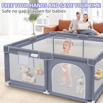 Suposeu Baby Playpen for Safe Indoor and Outdoor Play