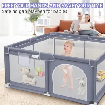 Suposeu Baby Playpen for Safe Indoor and Outdoor Play