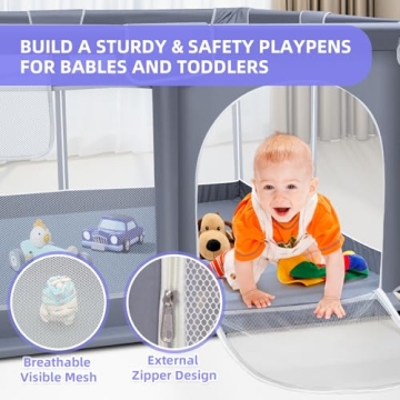 Suposeu Baby Playpen for Safe Indoor and Outdoor Play