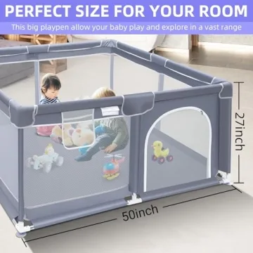 Suposeu Baby Playpen for Safe Indoor and Outdoor Play