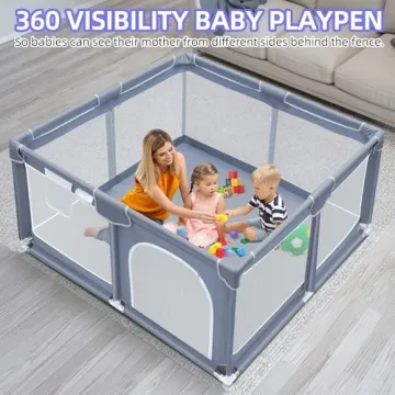 Suposeu Baby Playpen for Safe Indoor and Outdoor Play