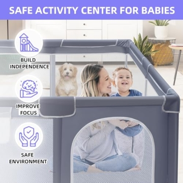 Suposeu Baby Playpen for Safe Indoor and Outdoor Play