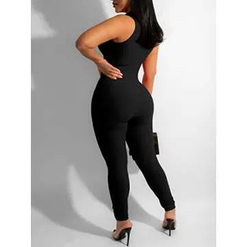 Chicyes Women's Bodycon Sexy Jumpsuits for Summer