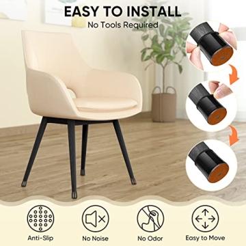 BALEINE Chair Leg Floor Protectors - Silence & Scratch-Free