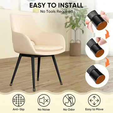 BALEINE Chair Leg Floor Protectors - Silence & Scratch-Free