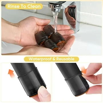 BALEINE Chair Leg Floor Protectors - Silence & Scratch-Free