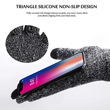 TRENDOUX Winter Knit Touch Screen Gloves for All