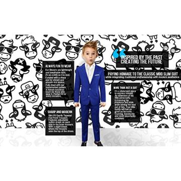 Boys' Lightweight Slim Fit Suits by Baby Muffin - Stylish