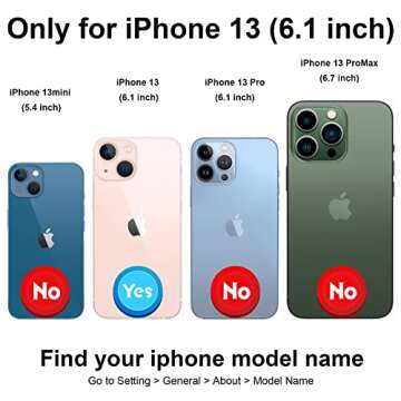 HAOPINSH for iPhone 13 Case Wallet with Card Holder, Floral Flower Pattern Back Flip Folio PU Leathe...