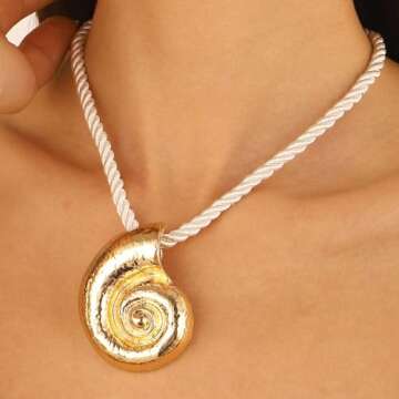 Frodete Starfish Necklace for Women Beach Jewelry Accessories