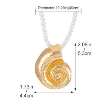 Frodete Starfish Necklace for Women Beach Jewelry Accessories