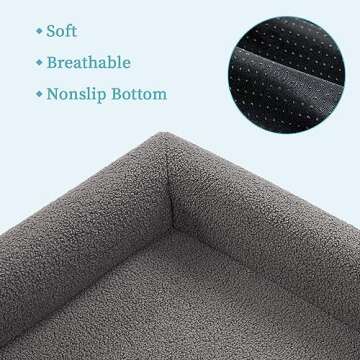 Loeysu Large Orthopedic Dog Bed Waterproof & Washable