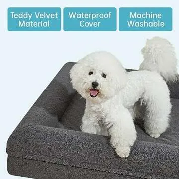 Loeysu Large Orthopedic Dog Bed Waterproof & Washable