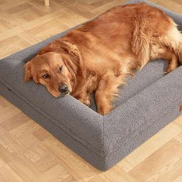 Loeysu Large Orthopedic Dog Bed Waterproof & Washable