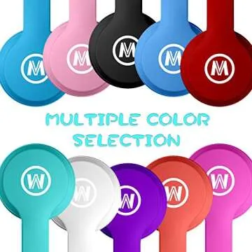 Mokata Kids Headphones Bluetooth 5.3 60H Play Time Wireless Kids Volume Limited 85 /110dB Over Ear Foldable Protection Headset with Mic AUX 3.5mm for Boys Girls Child School Pad Tablet Black