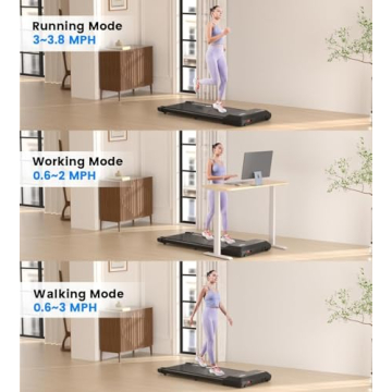 Compact Quiet DeerRun Walking Pad for Home Office