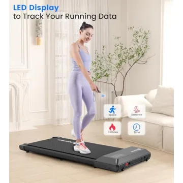 Compact Quiet DeerRun Walking Pad for Home Office