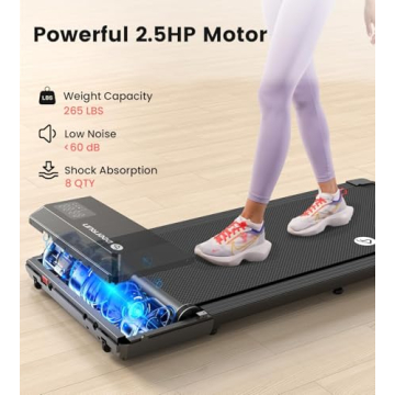 Compact Quiet DeerRun Walking Pad for Home Office