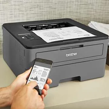 Brother HLL2305W Compact Mono Laser Single Function Printer with Wireless and Mobile Device Printing, White