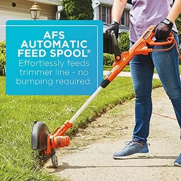 Efficient BLACK+DECKER String Trimmer with Auto Feed Technology
