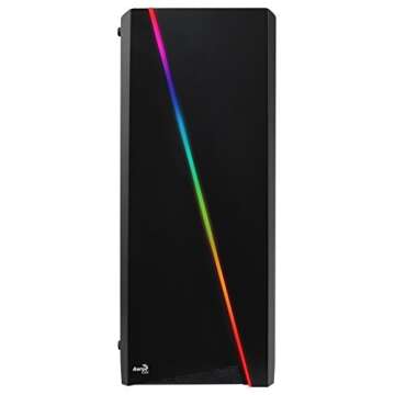 AeroCool Cylon RGB Mid Tower with Acrylic Side window, Black