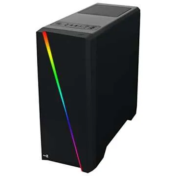 AeroCool Cylon RGB Mid Tower with Acrylic Side window, Black