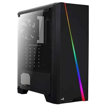 AeroCool Cylon RGB Mid Tower with Acrylic Side window, Black