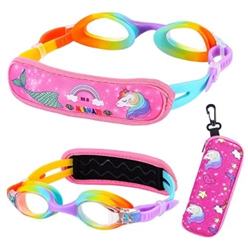 RUIGAO Kids Goggles for Joyful Swimming Ages 2-6
