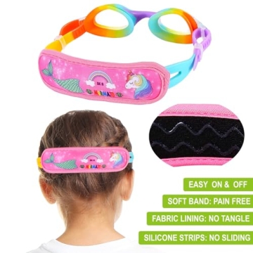 RUIGAO Kids Goggles for Joyful Swimming Ages 2-6