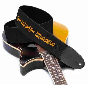 Custom 3" Guitar Strap - Embroidered for Bass & Electric Guitars