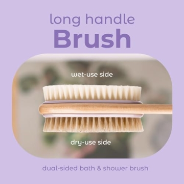 MainBasics Back Scrubber – Ergonomic Dual-Sided Body Brush