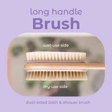 MainBasics Back Scrubber – Ergonomic Dual-Sided Body Brush