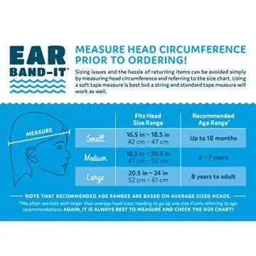 Ear Band-It Swimming Headband - Invented by Physician - Hold Ear Plugs in - The Original Swimmer's H...