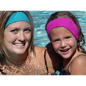 Ear Band-It Swimming Headband - Invented by Physician - Hold Ear Plugs in - The Original Swimmer's Headband - Doctor Recommended - Secure Earplugs