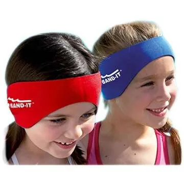 Ear Band-It Swimming Headband - Invented by Physician - Hold Ear Plugs in - The Original Swimmer's Headband - Doctor Recommended - Secure Earplugs