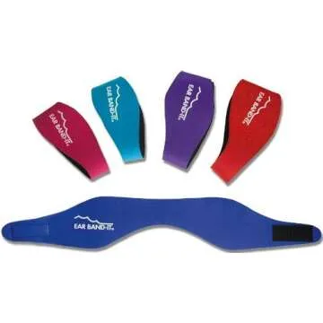 Ear Band-It Swimming Headband - Invented by Physician - Hold Ear Plugs in - The Original Swimmer's Headband - Doctor Recommended - Secure Earplugs