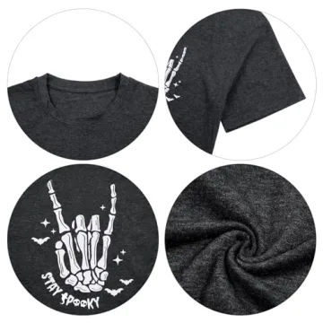 Cute Halloween Oversize T-Shirt with Spooky Ghost Design