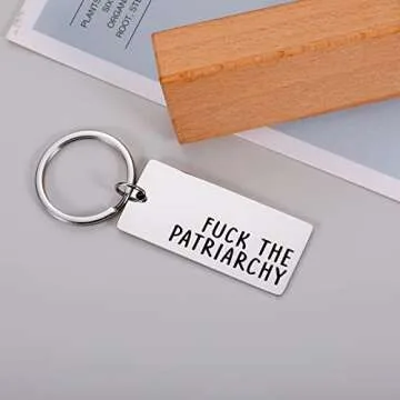Empowering Feminist Keychain Gift for Women and Friends