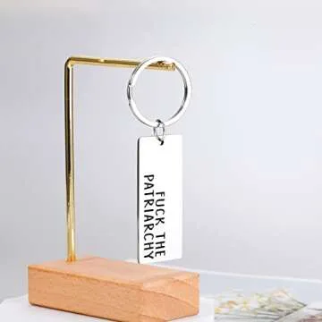 Empowering Feminist Keychain Gift for Women and Friends